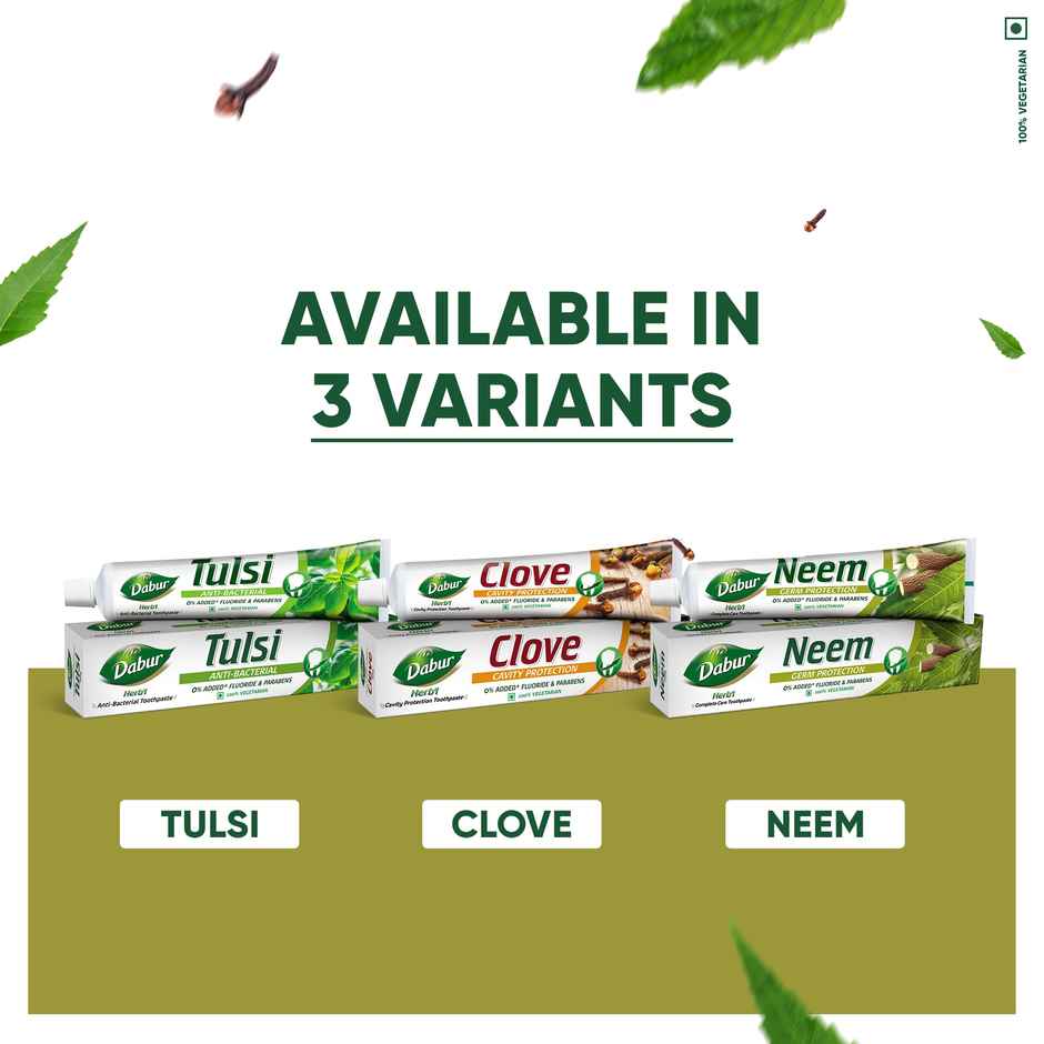 Dabur Herb'l Neem - Germ Protection Toothpaste 