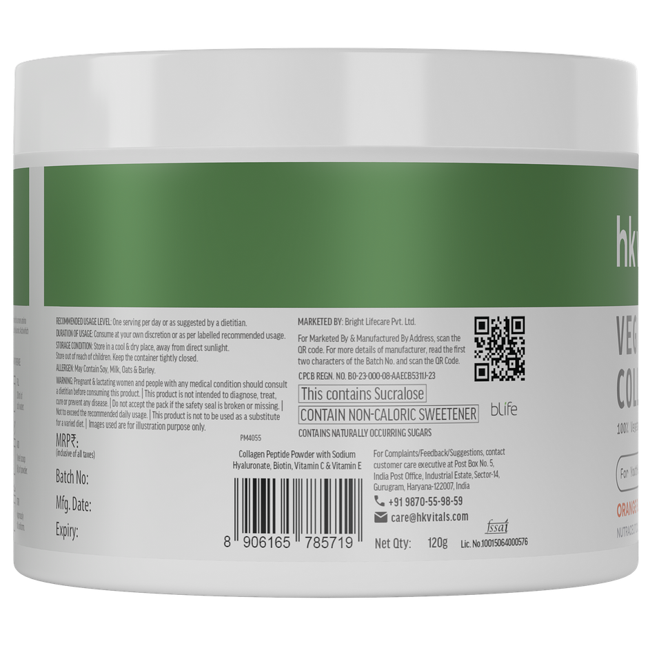 hk vitals Veg Collagen Supplement Orange 120g