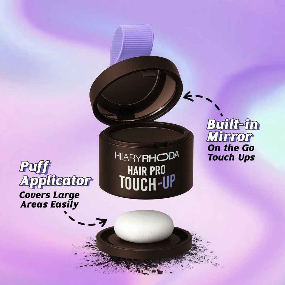 Hilary Rhoda Hair Pro Touch Up | Instant Grey Roots | Sweat Proof | Deep Brown - Shade 02