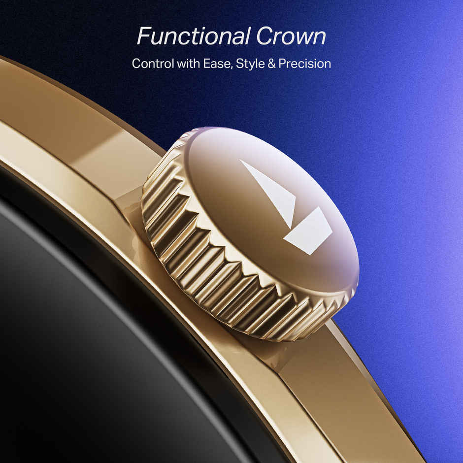 boAt Lunar Discovery Pro Smartwatch, 1.39" HD, Metal, SOS, HR/SpO2, Rose Gold