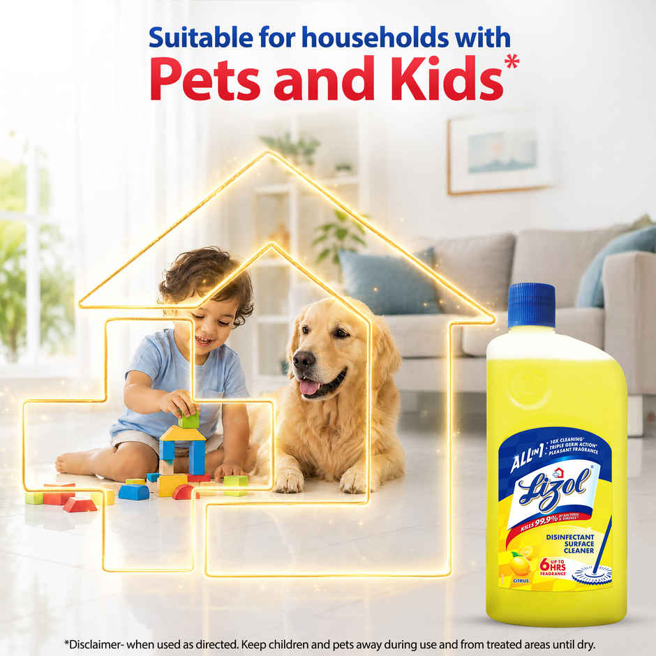Lizol Disinfectant Surface & Floor Cleaner Liquid Citrus(1l), Harpic Disinfectant Toilet Cleaner Liquid Original(1l) & Colin Glass and Surface Cleaner Liquid Spray Regular(500ml) Combo