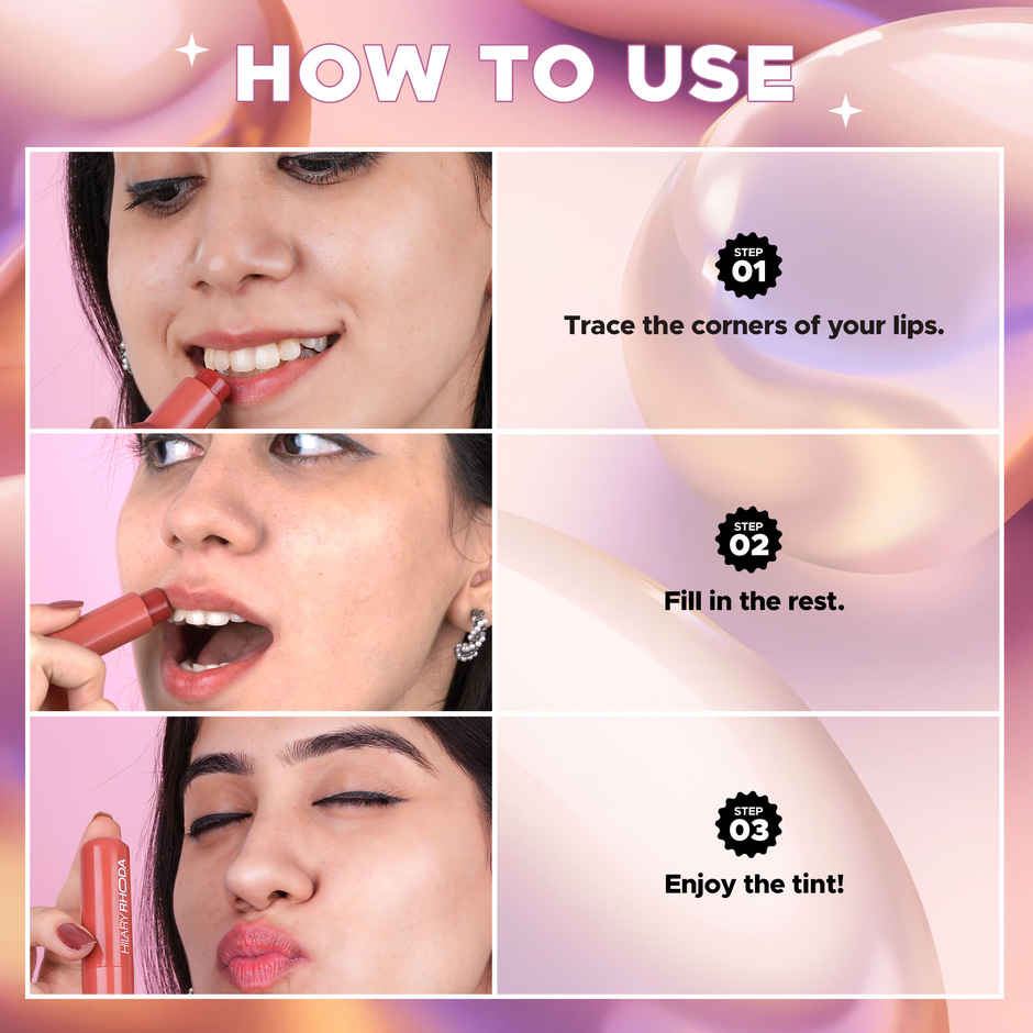 Hilary Rhoda Colour Splash Lip Balm | Coffee Shade 02