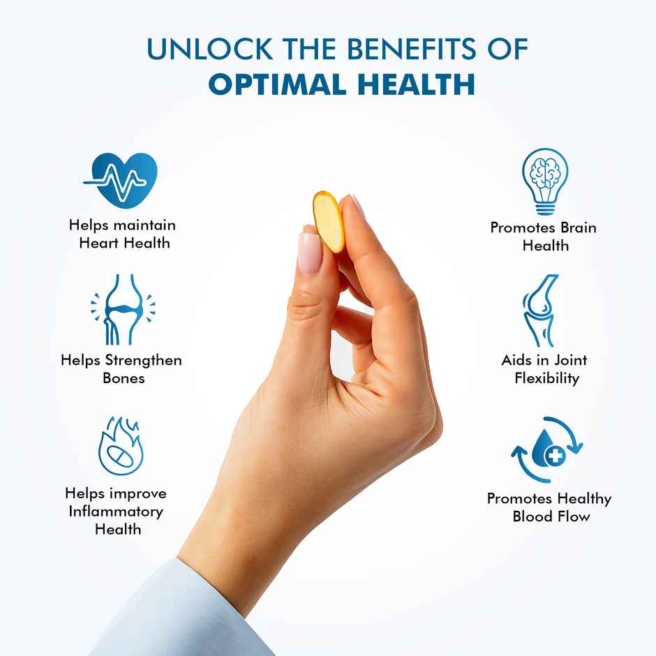 Dr. Morepen Omega 3 Fish Oil 1250mg Triple Strength Capsules No Fishy Burps