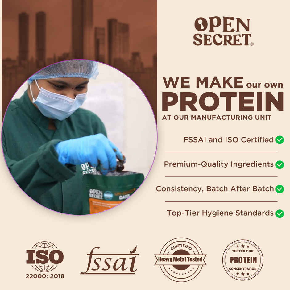 Open Secret Whey+ Protein - Double Chocolate Flavour | 24g Protein Per Scoop