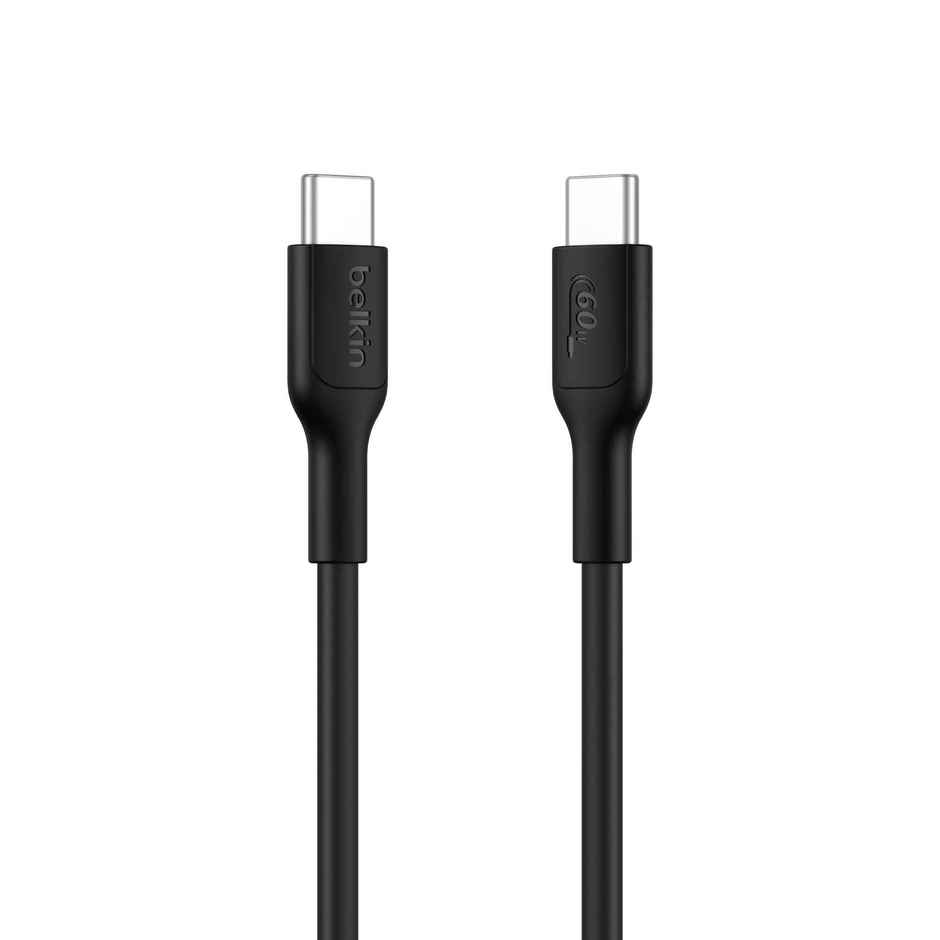 Belkin Eco USB-C to USB-C Cable 1m, 60W Fast Charge, Braided | Black