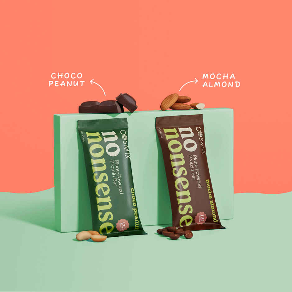 Cosmix No-Nonsense Protein Bar | Mocha Almond | 11g Protein
