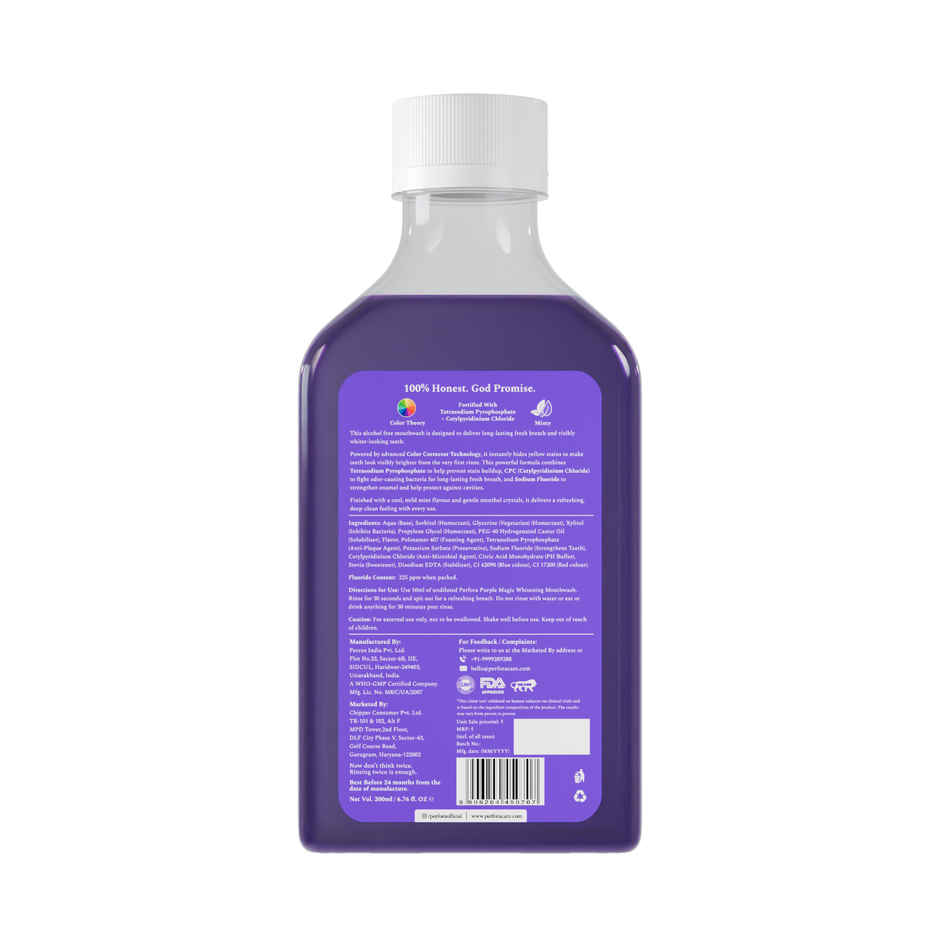 Perfora Purple Magic Whitening Mouthwash