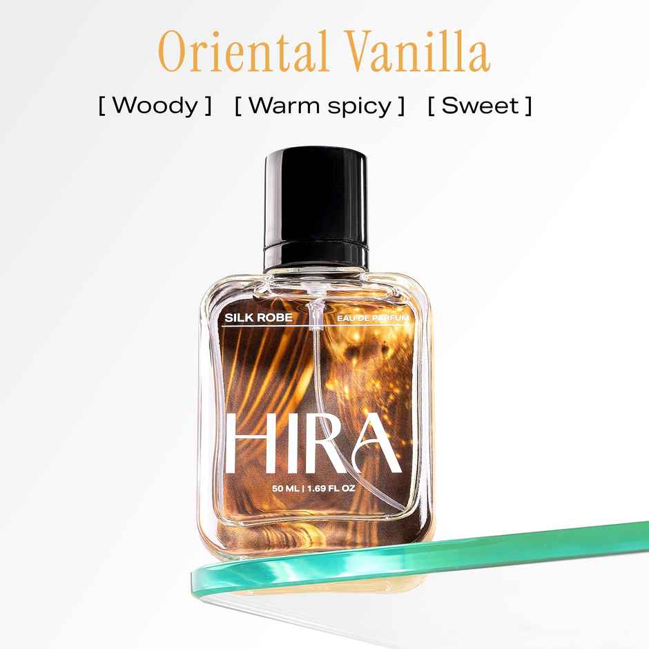 HIRA Silk Robe Eau De Perfume For Women | Cognac & Vanilla Notes