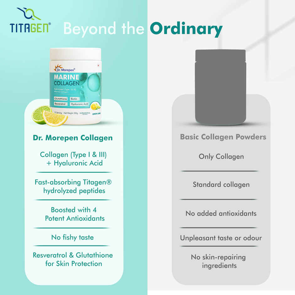 Dr. Morepen Marine Collagen | Lemon Lime