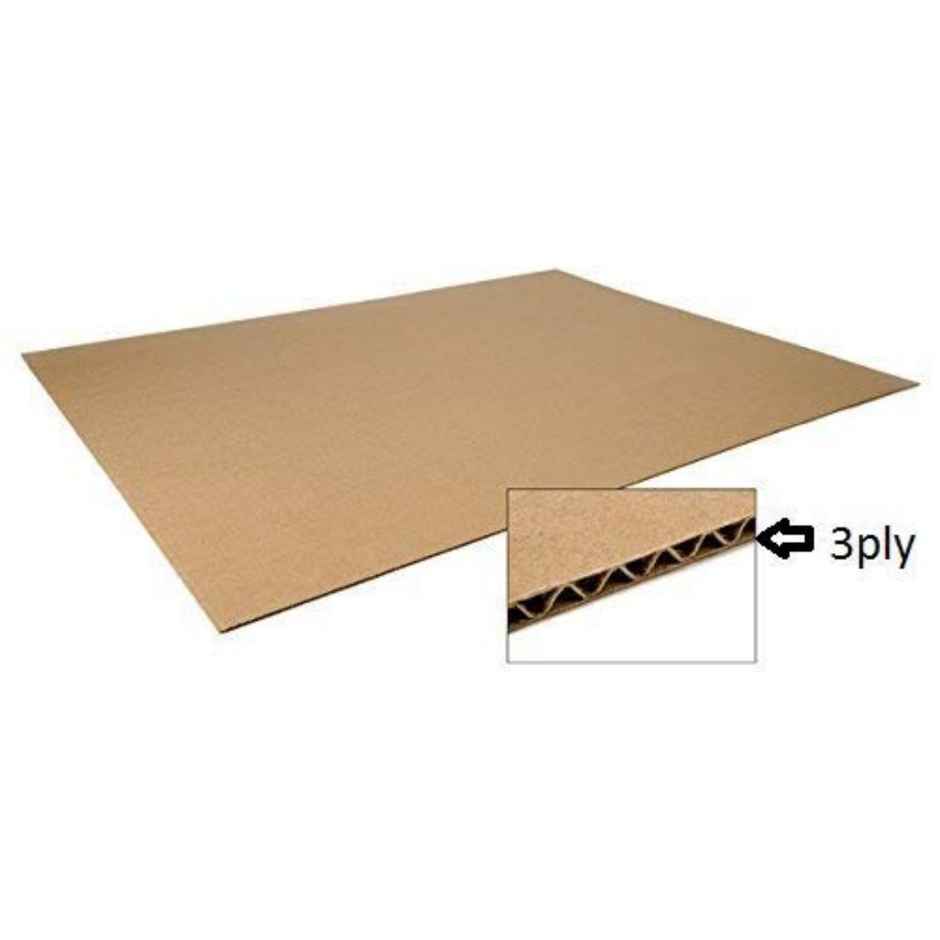 SE7EN Brown Corrugated Cardboard 3 Ply Box - 7 x 4 x 3.5 in