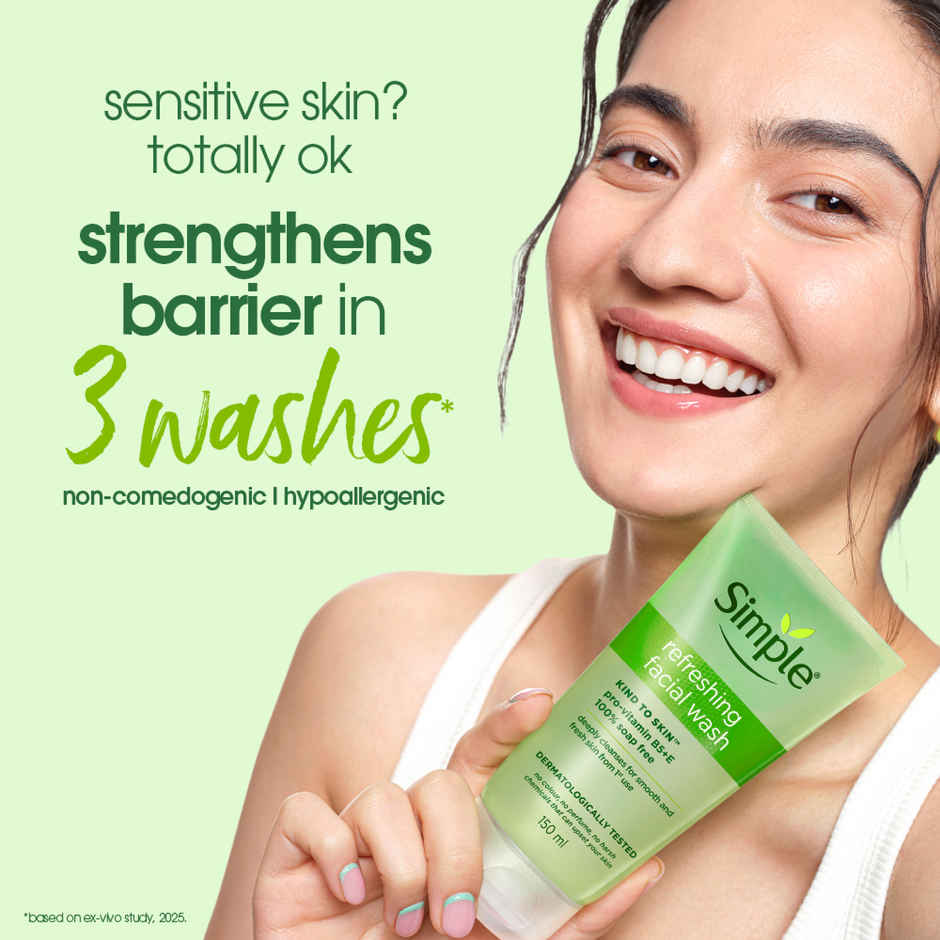 Simple Kind To Skin Refreshing Facial Wash Combo 