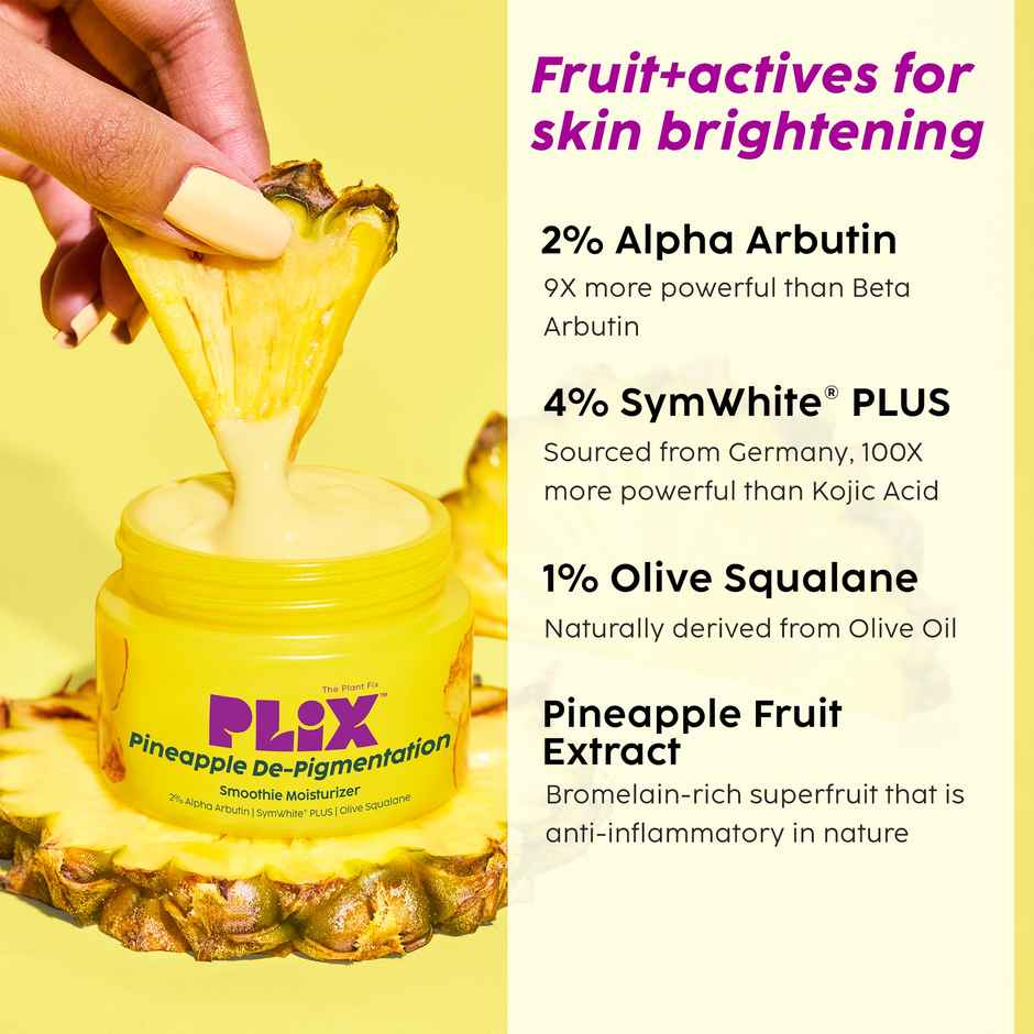Plix The Plant Fix Pineapple De-Pigmentation Regime Fruity Toner Dewy Serum | Moisturizer