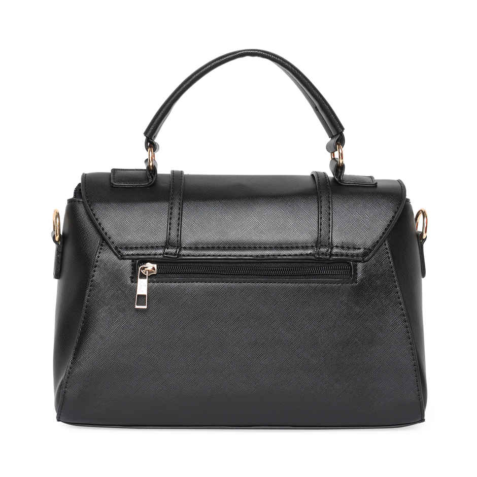 Lavie Women's Beech Flap Satchel Handbag | Ladies purse | Shoulder Bag | Black