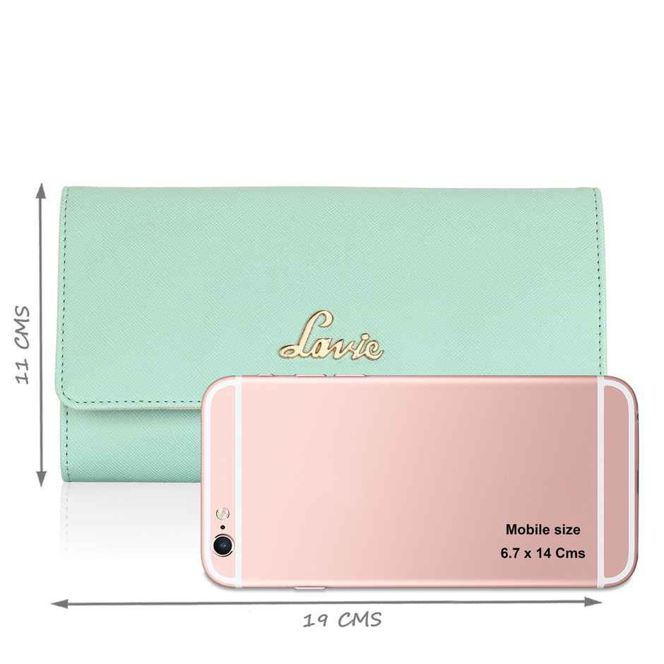 Lavie Women's Trifiano Trifold Wallet | Mint | Large | (19 X 2 X 11 Cm)