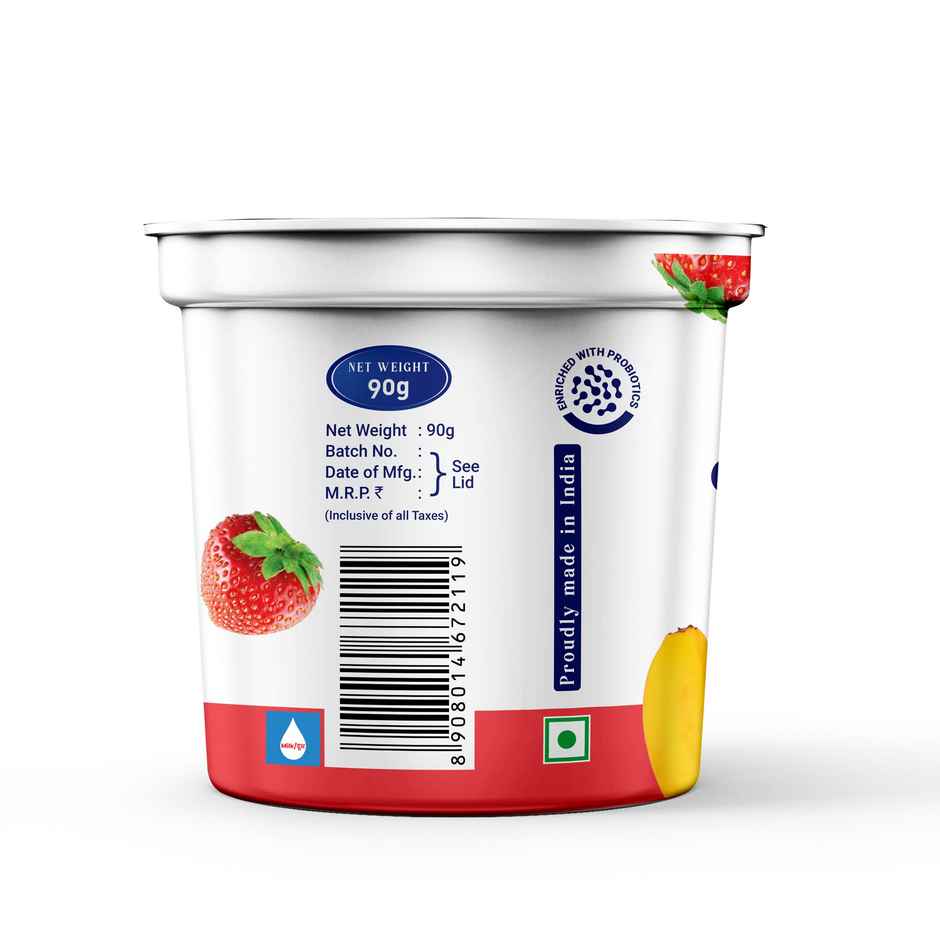 Cremberie Fruit Yoghurt Strawberry Banana Fuse