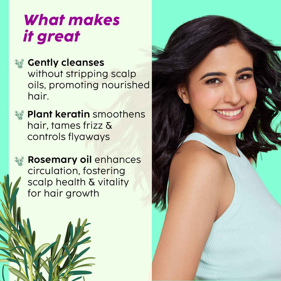 PLIX Rosemary Advanced Anti-Hair Fall Shampoo Sulfate And Paraben Free To Reduce Hair Fall