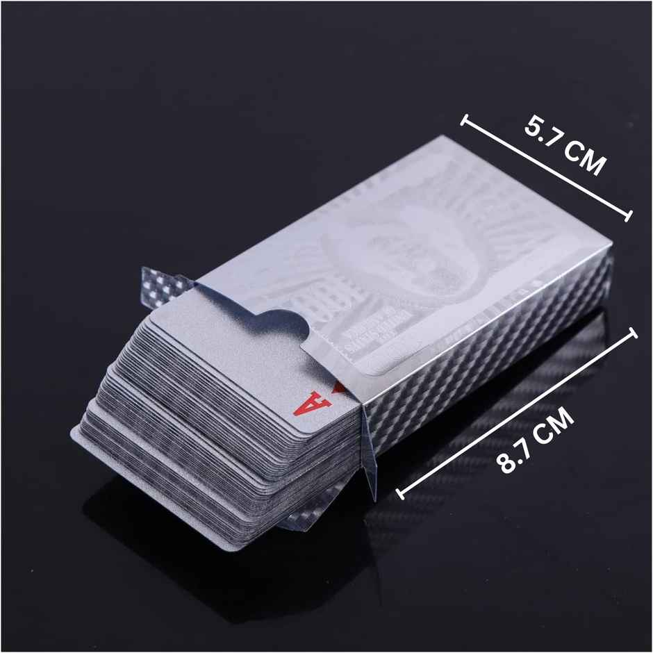 Se7en Silver Plated Poker Playing Cards