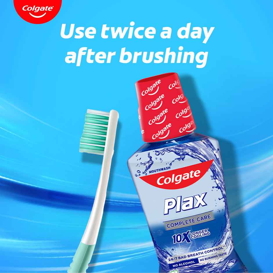 Colgate Mouthwash - Maxfresh Plax Complete Care Alcohol Free Imported