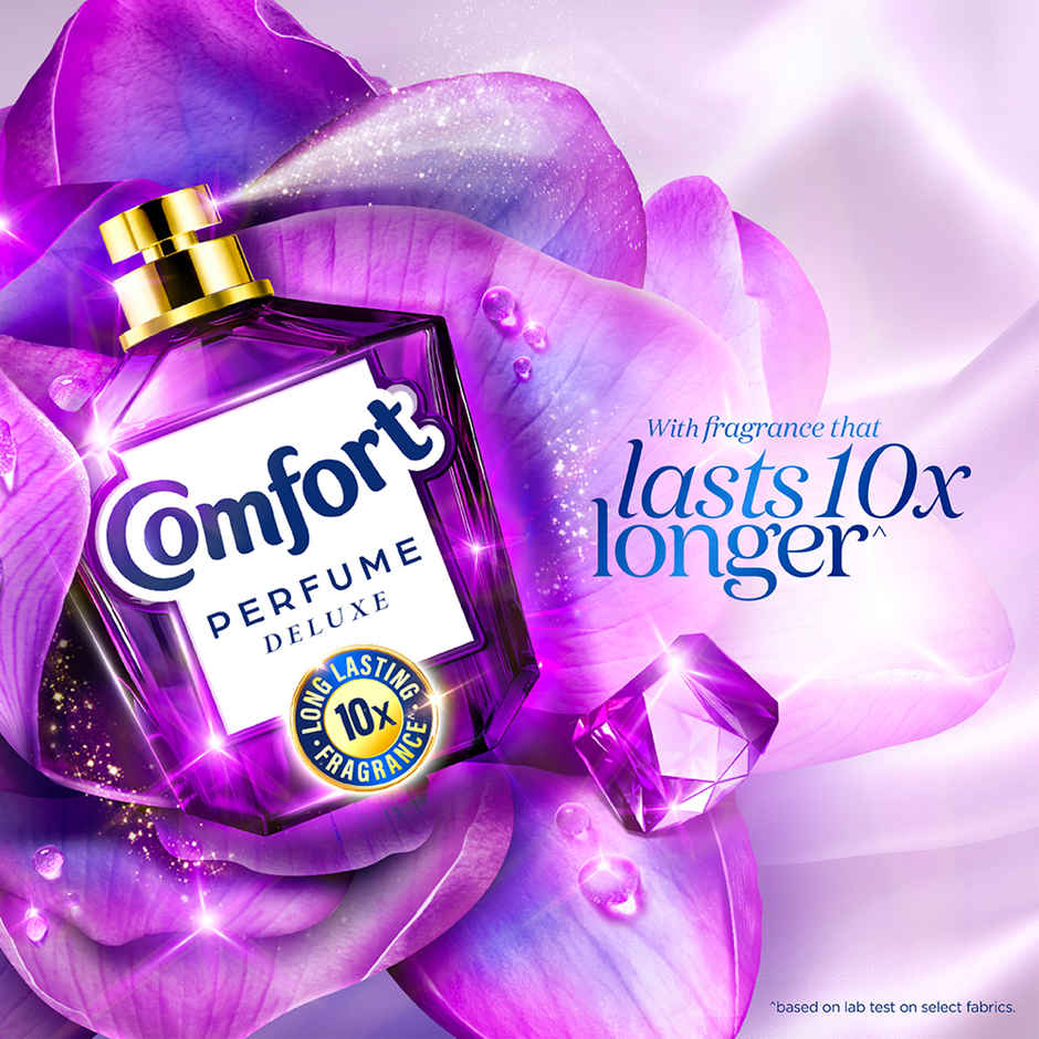 Surf Excel Matic Express Clean & Care (830ml) & Comfort Perfume Deluxe Mystique (1.8L) Combo