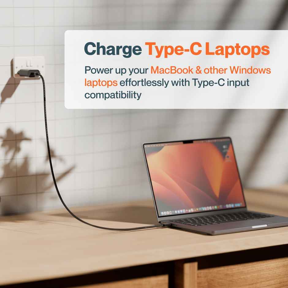Ambrane 60W TypeC to TypeC 1.2M Fast Charging Cable for Android, IOS & Other Devices, ABCC-60 Blue