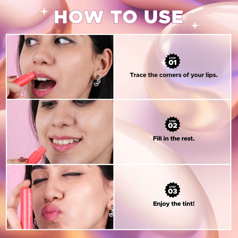 Hilary Rhoda Colour Splash Lip Balm | Apricot Shade 04