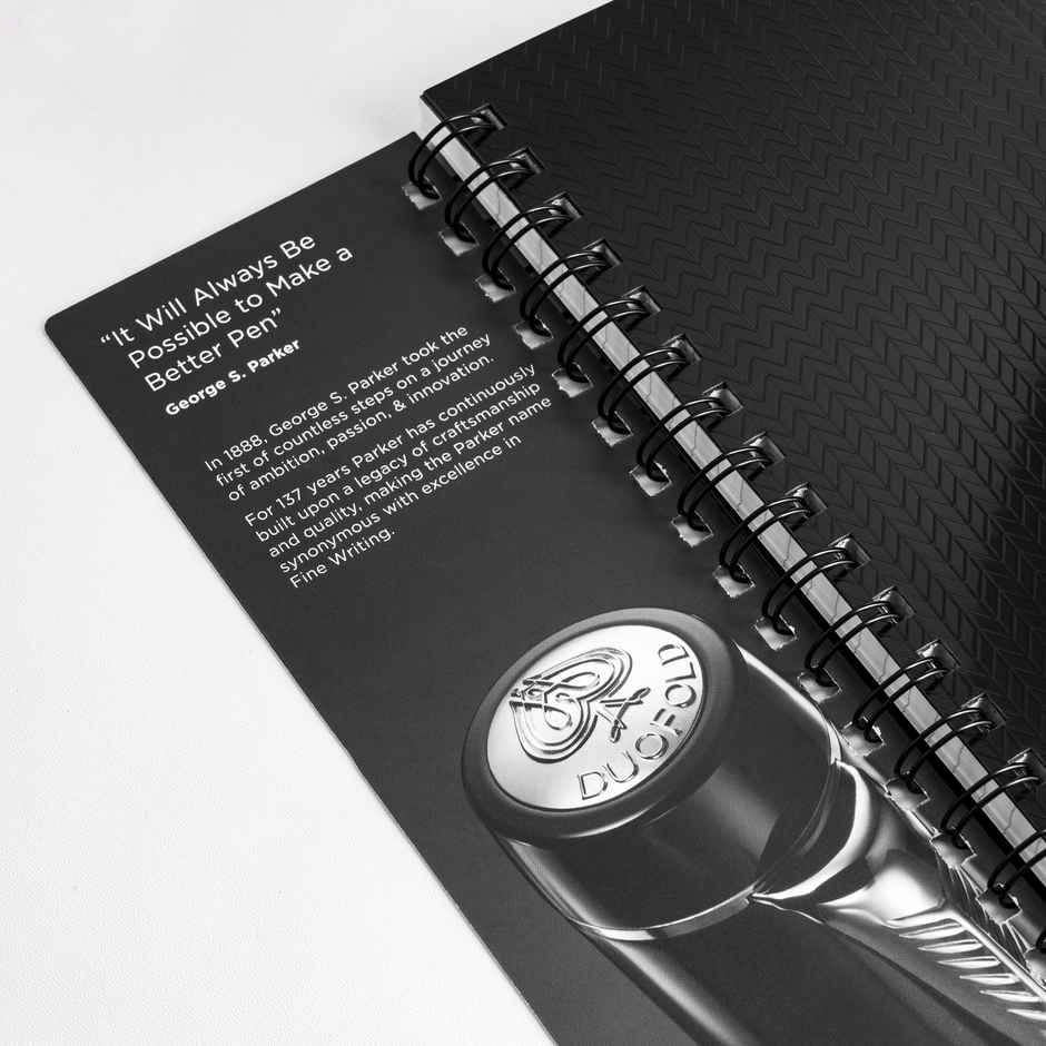 Parker Vector Silver A5 Size 4 Subject Note Book
