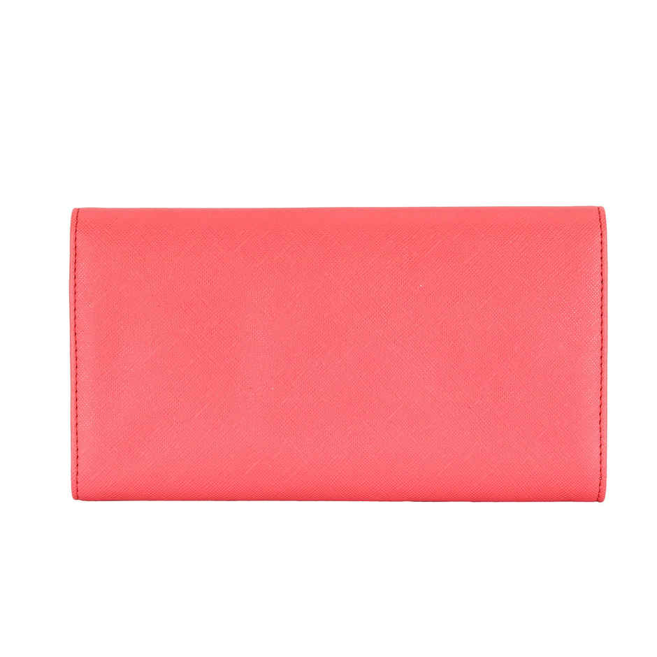 Lavie Women's Large 3 Fold Clutches | Large | Coral