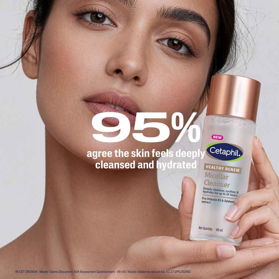 Cetaphil Healthy Renew Anti-Ageing Micellar Cleanser Removes Makeup & Impurities