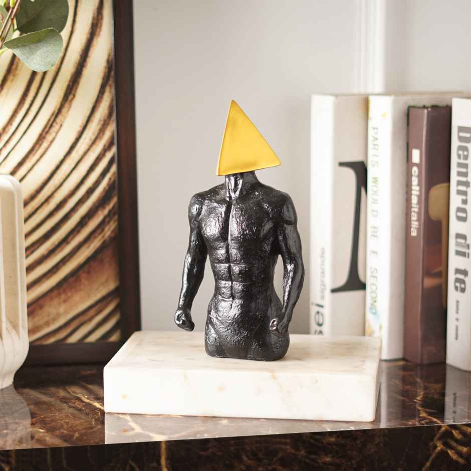 The Artment Geometric Marvel MuscleCraft Accent Showpiece for Home Décor