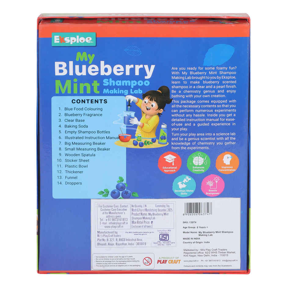 Hamleys My Blueberry Mint Shampoo Making Lab