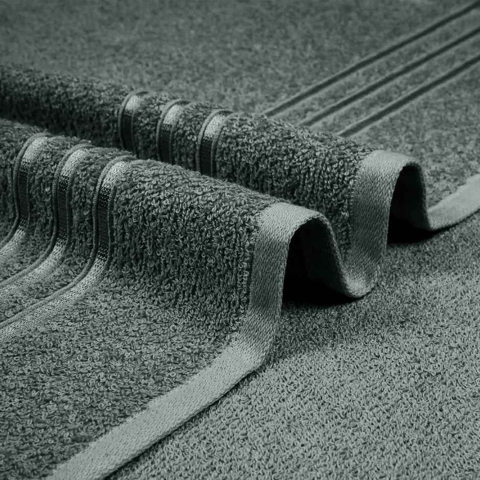 Mytrident Cotton Bath Towel | 400 GSM | Towels for Bath - New Grey