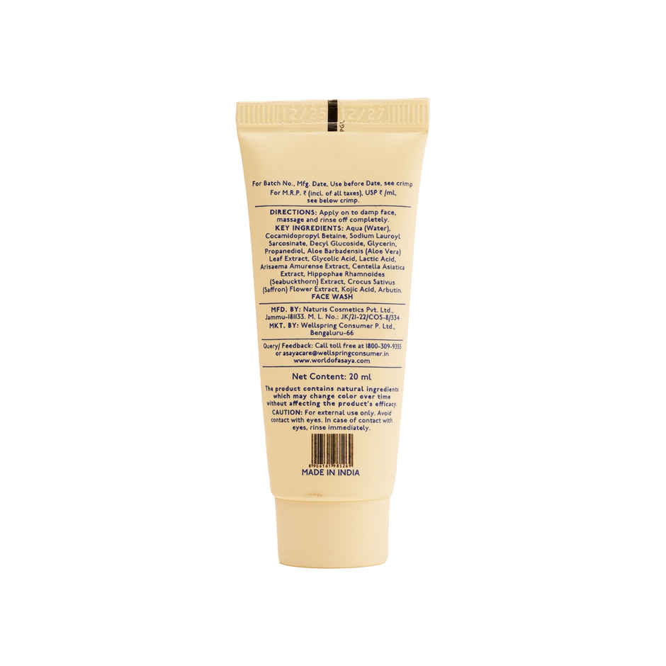 Asaya Even Tone Face Cleanser
