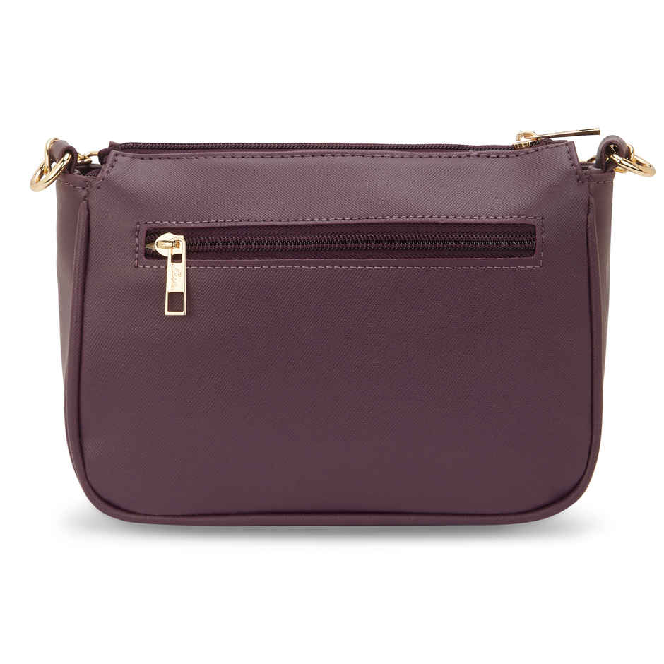 Lavie Women's Rigel Csb Horizontal Cross Body Sling Bag | Ladies Purse Handbag | Purple