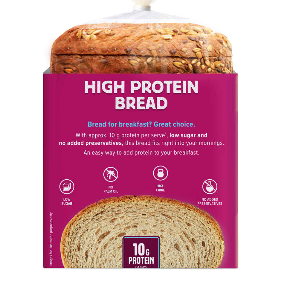 Protein Chef 50g Protein Bread | Multigrain Bread | No Maida