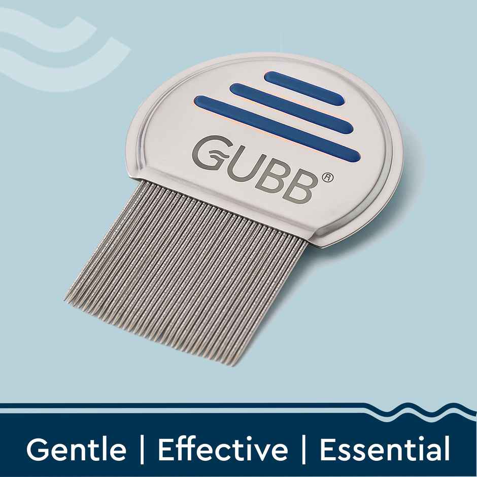 GUBB Metal Lice Comb with Texture