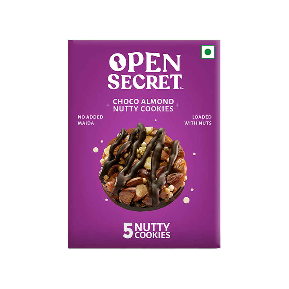 Open Secret Zero Maida Chocolate Almond Cookies | Healthy Snacks