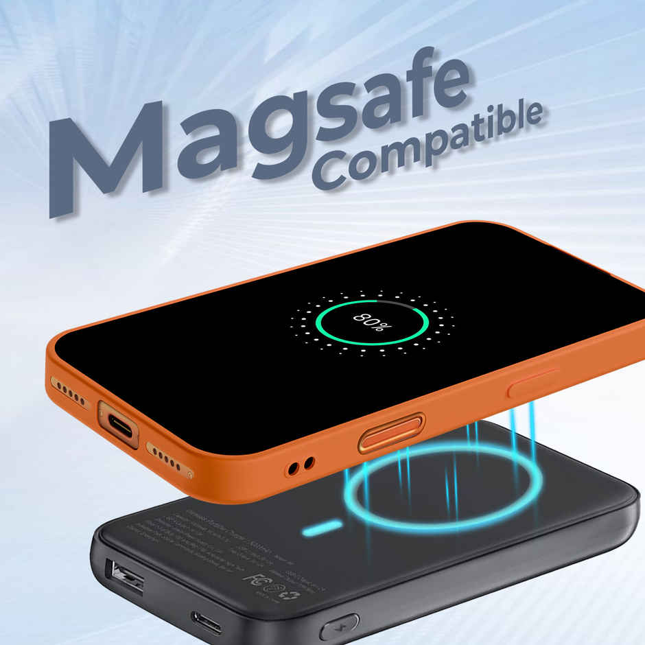Artistque MagSafe Case For iPhone 17 Pro Max Silicone Back Cover | Orange