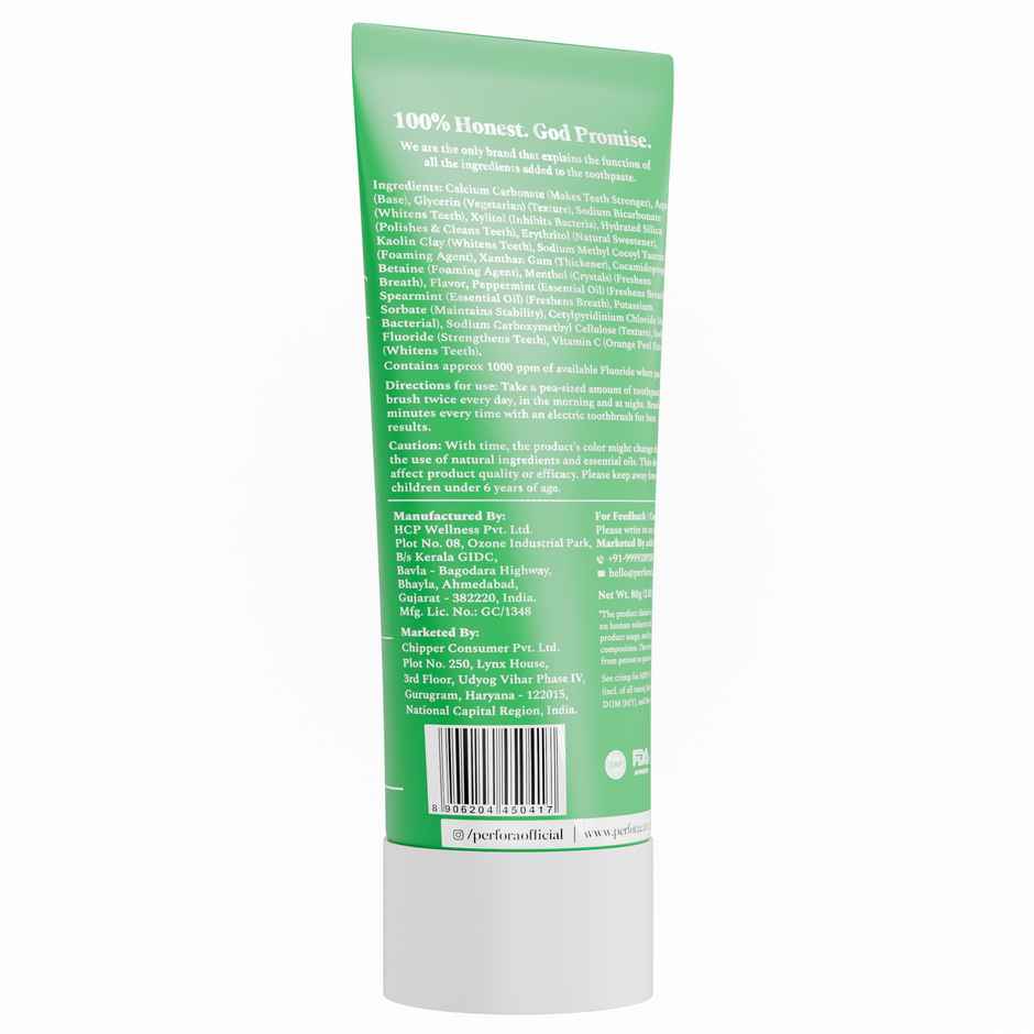 Perfora Classic Mint Toothpaste for Stronger Teeth Combo