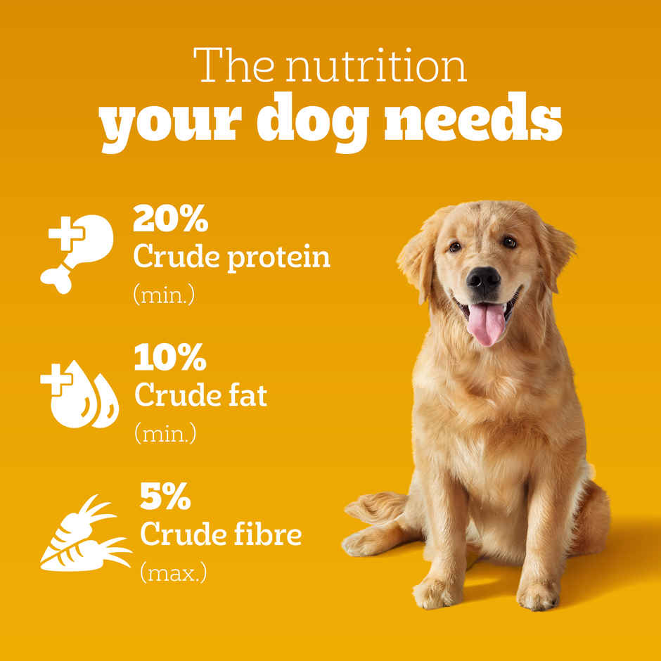 Pedigree Adult Meat & Rice Dry Dog Food Food