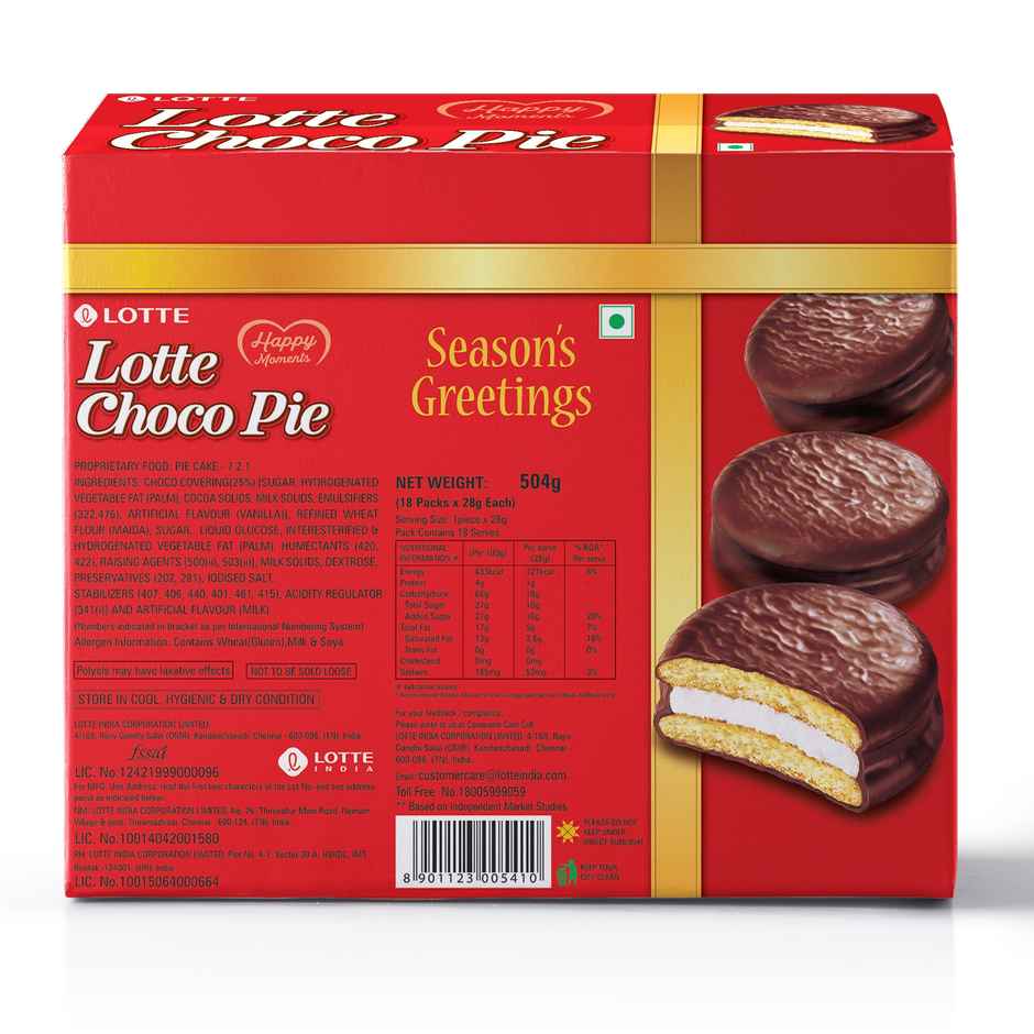 Lotte Choco Pie Pack | Cake Snack Pack