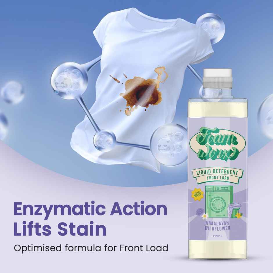 Foamworx Himalayan Wildflower Front Load Detergent Liquid