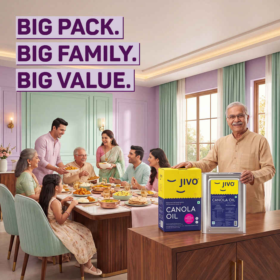 Jivo Refine Canola Oil Tin