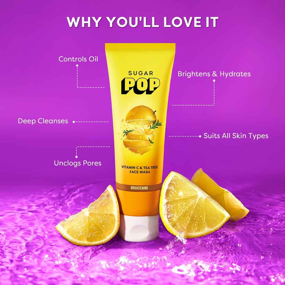 SUGAR POP Vitamin C and Tea Tree Face Wash