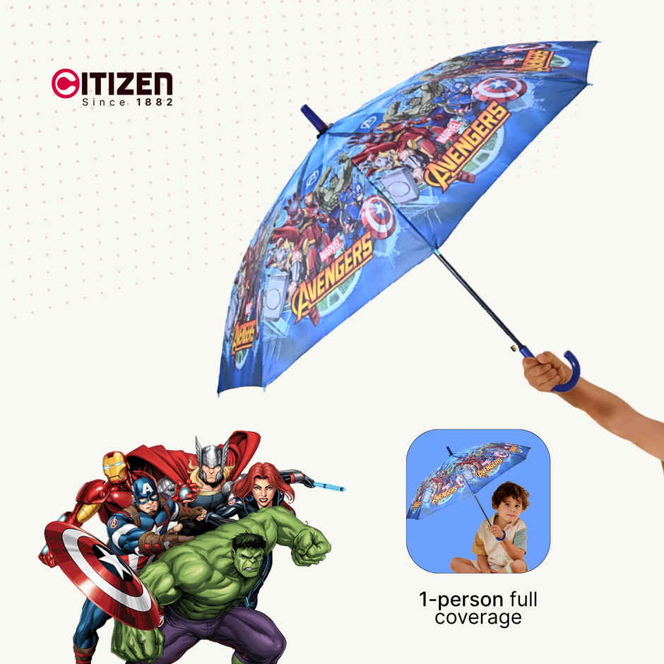 Citizen Kids School Umbrella | 2 Fold | 19 Inch | Avengers Printed