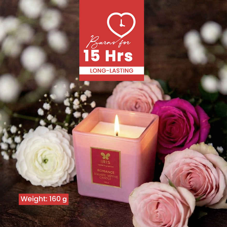 IRIS Blush of Romance Square Votive Candle