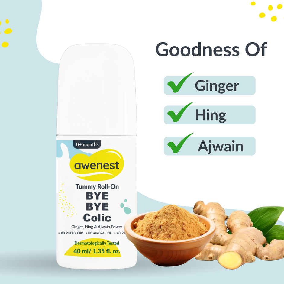 Awenest Bye Bye Colic Tummy Roll On