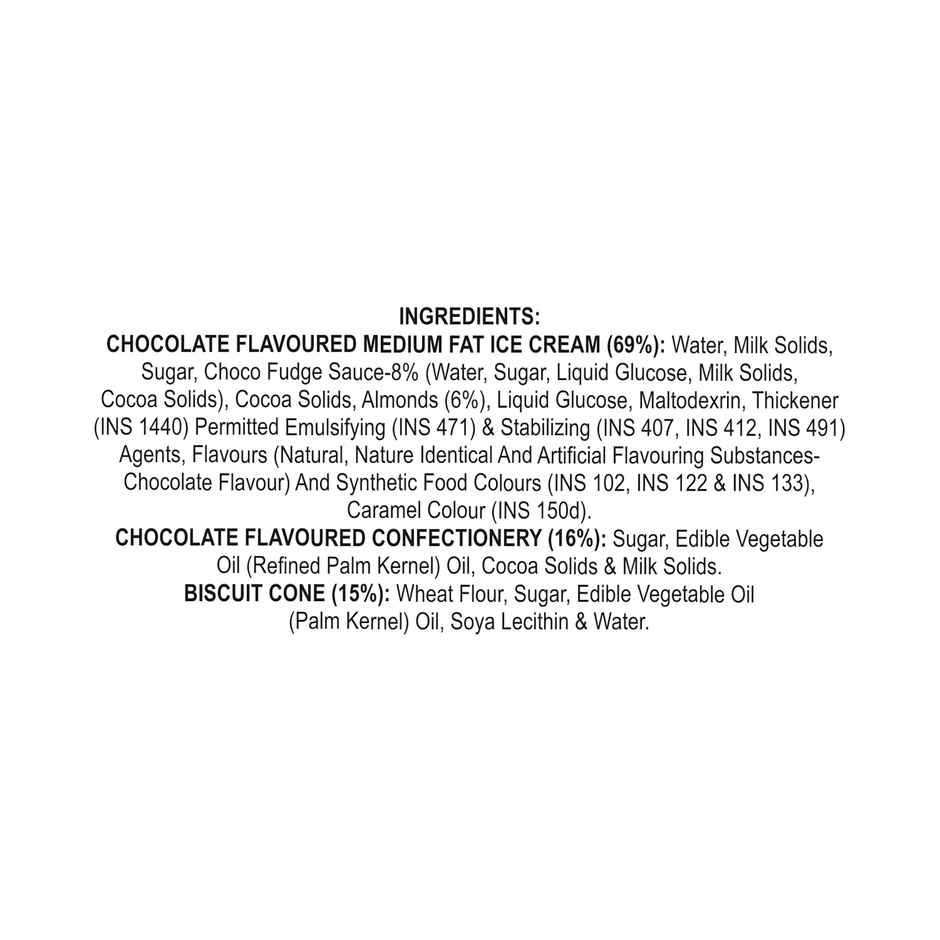Frubon Choco Almond Fudge Ice Cream Cone Combo 