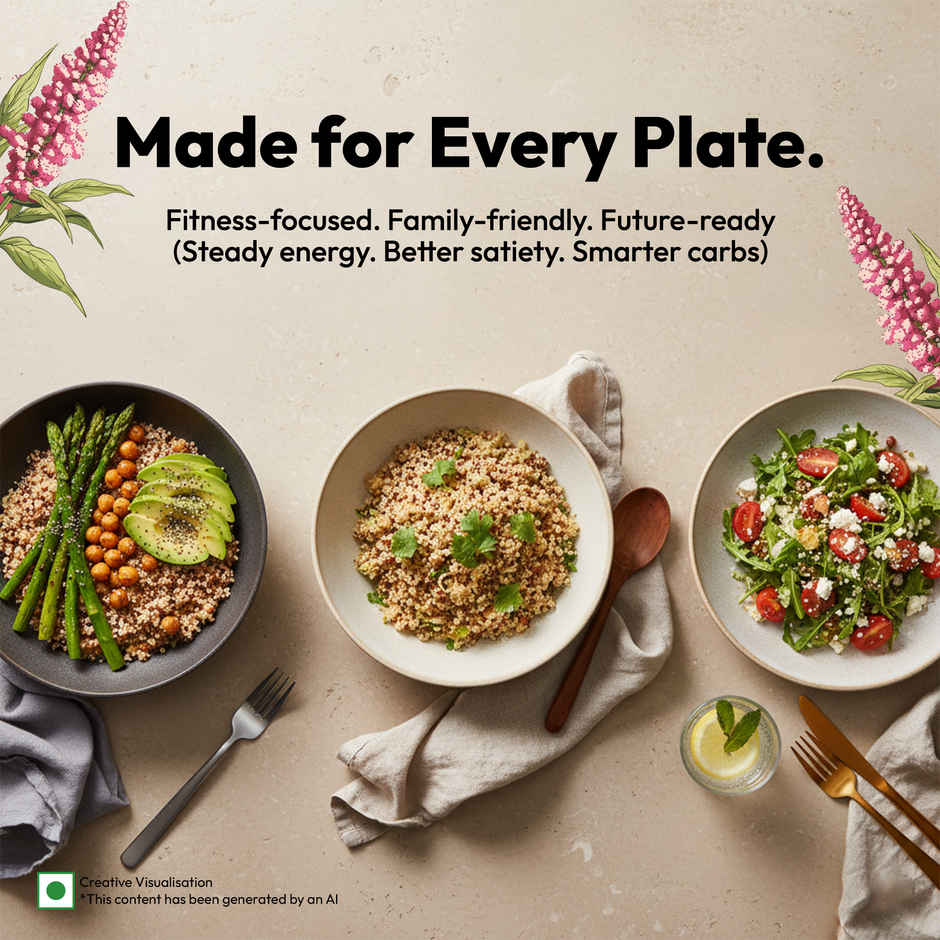 True Elements Wholegrain premium Quinoa | Gluten Free Quinoa Seeds | 6.7g Protein per serve