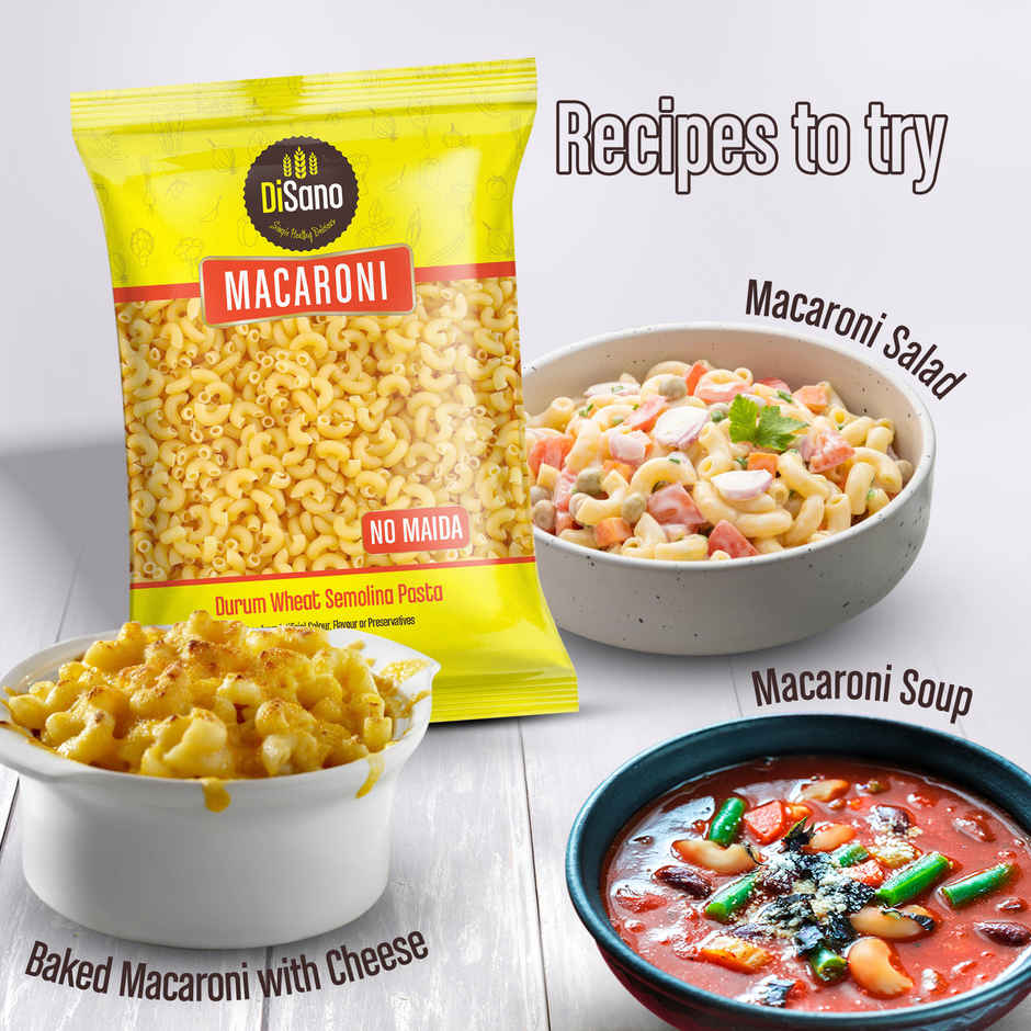 Disano Macaroni Pasta | Source of Protein & Fiber