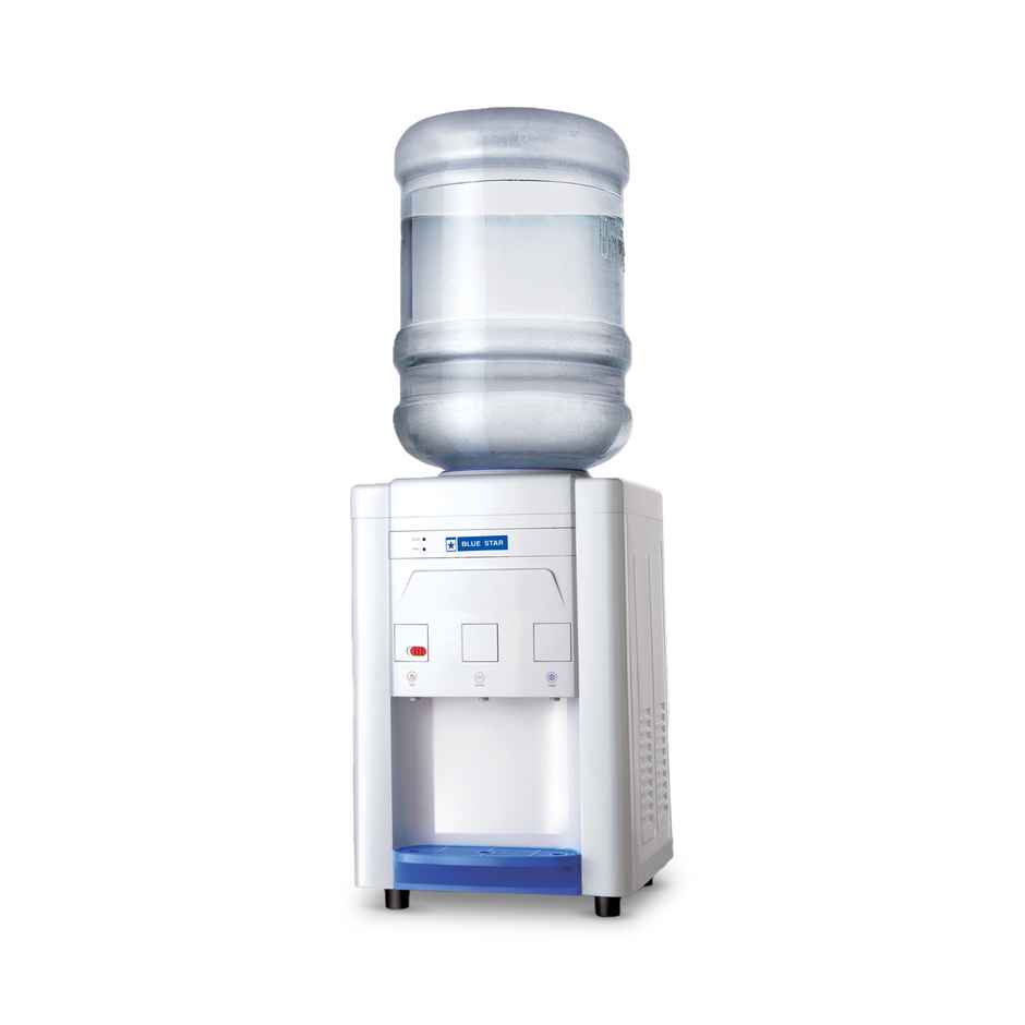 Blue Star Table Top Bottled water dispenser | 3 faucets | BWD3TTGA | White